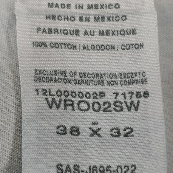 Jean - 2 Pairs Wrangler Regular Fit (W/ Starch) Jeans Premium Denim 38" x 32" - Picture 11 of 14